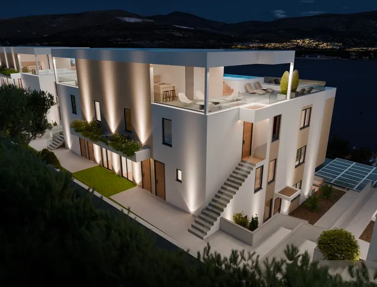 Trogir, Čiovo - Appartamento in un complesso residenziale di lusso vicino al mare 75m2