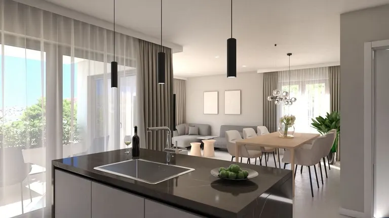 Split, Kaštela - Dvosoban stan s terasom 133 m2 NOVOGRADNJA