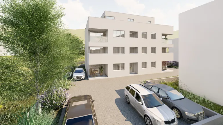 Kaštela, Kaštel Lukšić – Dvojizbový byt byt 58 m2 s balkónom novostavba