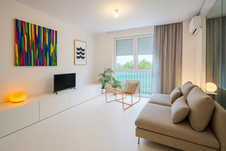 Záhřeb, Knežija - Designový byt 45 m2, První pronájem