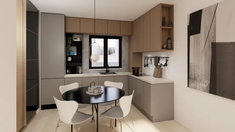 Záhřeb, Črnomerec - čtyřpokojový byt s balkónem a lodžií 71 m2 novostavba