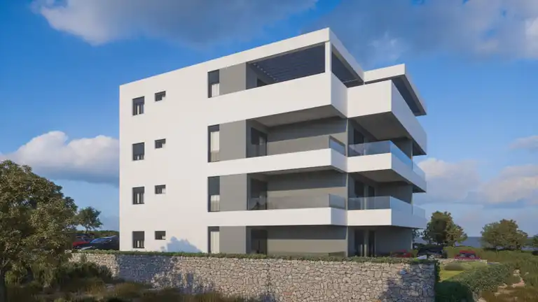 Trogir, Seget Donji - luxury four-bedroom apartment, new building