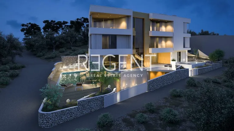 Trogir, Čiovo - Luksuzna novoizgrađena vila 100 m od mora, 579m2