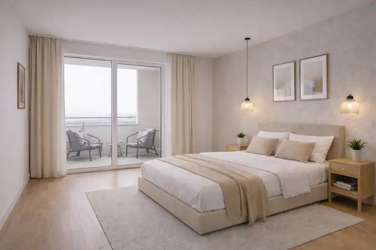 Makarska, Zelenka - dvosoban stan u novogradnji s balkonom