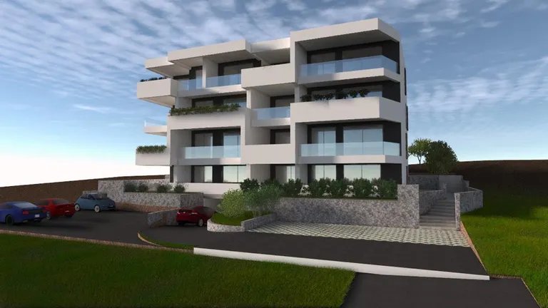 Trogir, Okrug Gornji – Dwupokojowe mieszkanie z tarasem 65 m2 nowe budownictwo