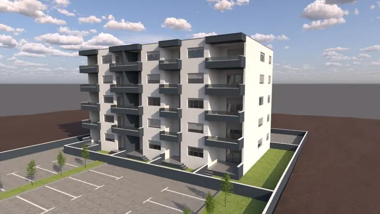 Trogir, Seget Donji – Dwupokojowe mieszkanie z loggią 75 m2, nowy budynek