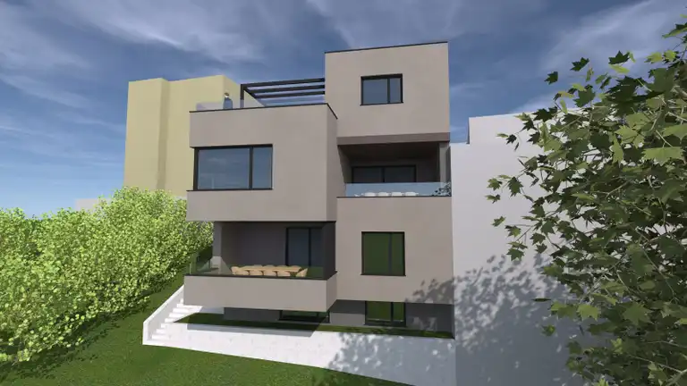 Záhřeb, Horní Město - Exkluzivní penthouse ve výjimečné lokalitě 121 m2, novostavba